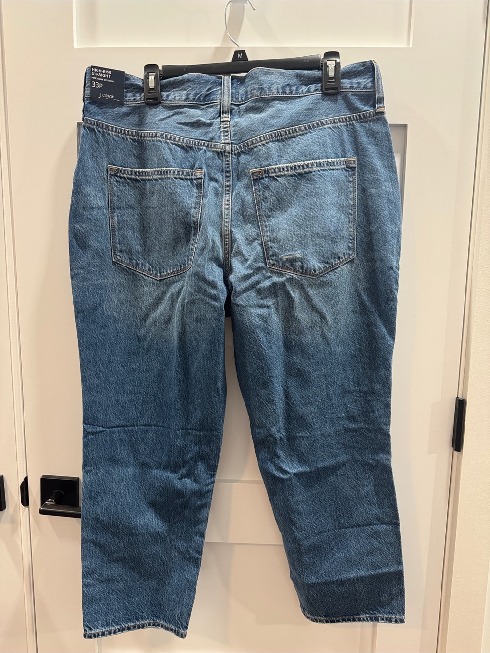 NWT Women’s J.Crew High Rise Straight jeans 33P - Picture 4 of 7